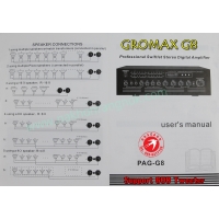 397-(GMA-4)  GROMAX G8 Amplifier -4ch